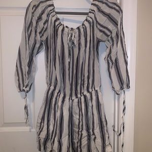 Verticle-Striped Romper